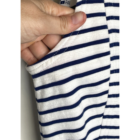 J Crew Women's Striped Fit and Flare Dress Size 2 Resort Nautical Preppy - Picture 8 of 16